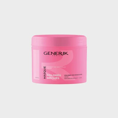 Masque cheveux colorés méchés 500ml Generik