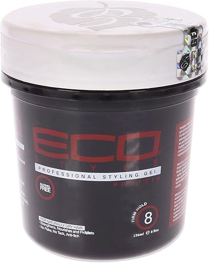Eco Style - Gel coiffant à base d'eau- Noir 236 ml