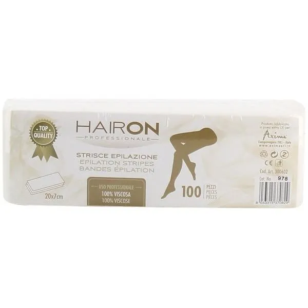 Bandes épilation Hairon 100pièces Hairon