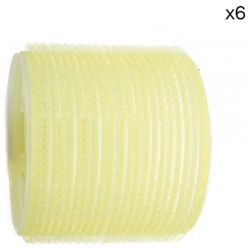 Rouleaux velcro jaune 65mm x 6 Mezzo