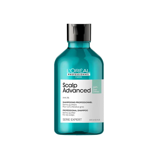 Shampoing dermo-purififant pour cheveux gras Scalp Advanced 300ml - L'oréal